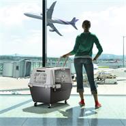 Flygbur IATA godkänd, transportbox Gulliver Touring IATA för djur upp till 30 kg, 80 x 58 x 62 cm