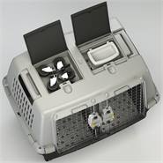 Flygbur IATA godkänd, transportbox Gulliver Touring IATA för djur upp till 30 kg, 80 x 58 x 62 cm