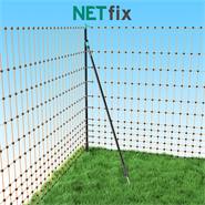 Sträva 65cm "NetFix" för ökad stabilitet av elstängselnät, glasfiber, VOSS.farming