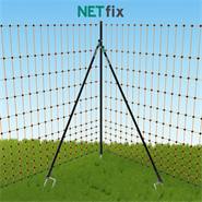 Sträva 112 cm "NetFix" dubbelspets för ökad stabilitet av elstängselnät, glasfiber, VOSS.farming