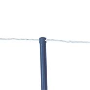 Fårstängsel TitanNet Premium 50 m x 90 cm, 14 stolpar dubbelspets, styva lodräta trådar, blå-vit, AK