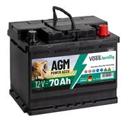 AGM-batteri "12V AGM Akku 70Ah", till stängselaggregat, VOSS.farming