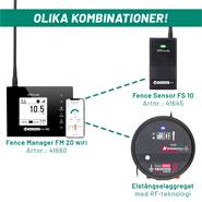 Stängselövervakning SET 2: FM 20 WiFi + 2x Sensor, elstängselkontroll via smarttelefon, VOSS.farming
