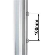Stålstolpe Z-profil stolp till viltstängsel, vridknutsnät, 1,5 m