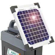 Elstängselaggregat  "AURES 3 SOLAR" + batteri + solcellspanel 5W,  VOSS.farming
