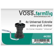 Hörnisolator extra stor, 4st.-pack, vridbar, bandisolator, VOSS.farming