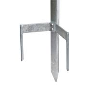 Metallstolpe "allroundstolpe" 167 cm, stängselstolpe, galvad, VOSS.farming