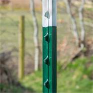 Stålstolpe "T-stolpe", stängselstolpe, 10st.-pack, 152 cm (112 cm över marken), VOSS.farming