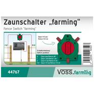 Stängselbrytare med robust vridknapp- nytt utförande, röd/grön, VOSS.farming
