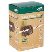 Ringisolator "Easy Drill SX green", premium stängselisolator, brun, 50 st, AKO