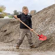 Spade "Mini", spade för barn, spadliknande skyffel typ "Frankfurt" inkl. skaft, 107 cm