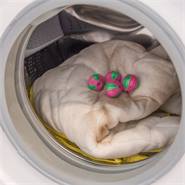 Tvättbollar fångar upp hår, päls i tvättmaskin, 6st.-pack, QHP
