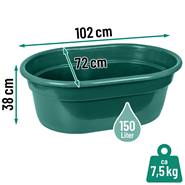 Vattenkar 150 liter, balja för hage, vattenförsörjning häst, kor, getter, får, VOSS.farming