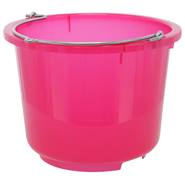 Hink, plasthink, stallhink, bygghink, 12 liter, rosa