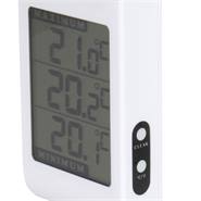 Trådlös termometer, min-max termometer, digital, vit, Kerbl