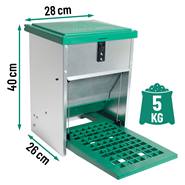 Feedomatic foderautomat med pedal (5 kg)