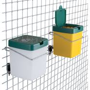 Vattenautomat för bur, 0,5 liter, gul