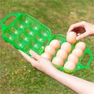 Ägghållare, ägglåda, äggförvaringsbox, ägghållarlåda, 12 ägg, plast