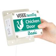 Lucköppnare "Chicken-Door Basic", elektrisk lucköppnare till hönslucka, hönshus, VOSS.farming