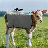 Kalvtäcke 80 cm, täcke för kalv, skyddar mot kyla, grå