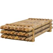 Tryckimpregnerade staketstolpar 250cm x 140mm, rund, 24 st-pack, VOSS.farming