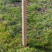 Trästolpe, träpinne 90 cm, staketstolpe, växtstöd, 2,7 x 2,7 cm, bokträ, 9 st., VOSS.garden