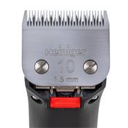 Klippmaskin Heiniger "OPAL", trimmer för smådjur, detaljarbete + 2x batteri