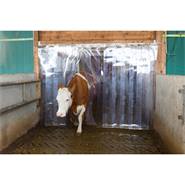 Köldridå, plastridå PVC, 130 cm brett skydd mot kyla och drag för stall, paddock, ridhall