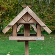 Fågelbord "Herte" - högvärdigt fågelhus inkl. stativ, VOSS.garden