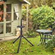 Ställning "Stay" till fågelbord, stativ i trä, svart, ca. 92cm, VOSS.garden