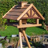 Fågelbord "Levar", vackert fågelbord inkl. stativ, natur, VOSS.garden