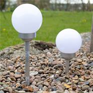 Solcellslampa rund "Apollos", globformad solcellsbelysning, klot, VOSS.garden
