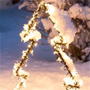 Julbelysning LED-julgran siluett, trädgårdsdekoration, juldekoration stående, 90 cm, VOSS.garden