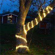 Ljusslang LED utomhus, ljusslinga, julbelysning, 240 LED-lampor, 10 meter, VOSS.garden