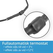 Värmekabel LINOtherm 15m, frostskydd för tak-, hängränna, stuprör, värmeslinga, VOSS.eisfrei