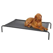 Hundsäng Vacation, hundsäng på ben för inom- och utomhus, 130 x 80 cm, svart