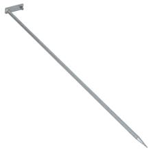 VOSS.farming specialjordstav är en 75 cm lång jordstav med rund profil, spetsig ände och tvärstång för enkel insättning i jorden. Avbildad liggande.