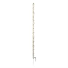 Stängselstolpar SuperFlex, 20-pack, 158 cm (136cm över marken), dubbelspetsad, vit