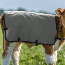 Kalvtäcke 70 cm, täcke för kalv, skydd mot kyla, grå