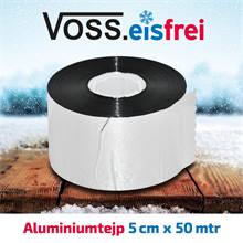 Voss.eisfrei aluminiumtejp 50 m x 5 cm till värmekabel, tillbehör frostskyddskabel