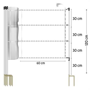 27240-30-5-m-voss-farming-horse-netting-120-cm-3x0-2-stainless-steel-jumbo-support-posts-2-spikes-wh