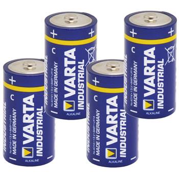 Batteri "Varta Industrial" 1,5 V batteri, C-fpack, 4-pack, VARTA