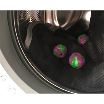 Tvättbollar XL, tvättmaskinsbollar fångar upp hår, päls i tvättmaskin, 6 st.