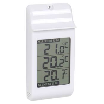 Trådlös termometer, min-max termometer, digital, vit, Kerbl